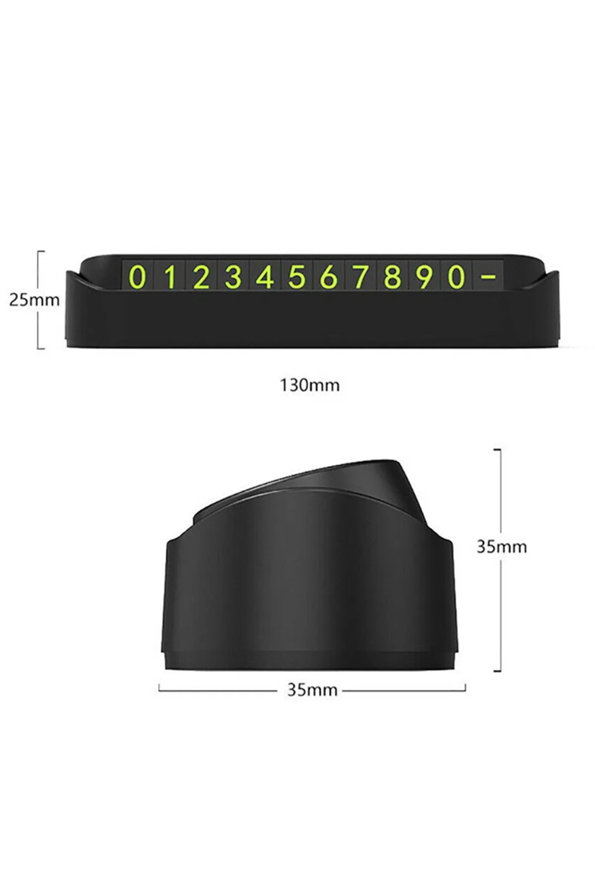 Fosforlu Otomobil Park Numaratörü Aç Kapa Numaratör