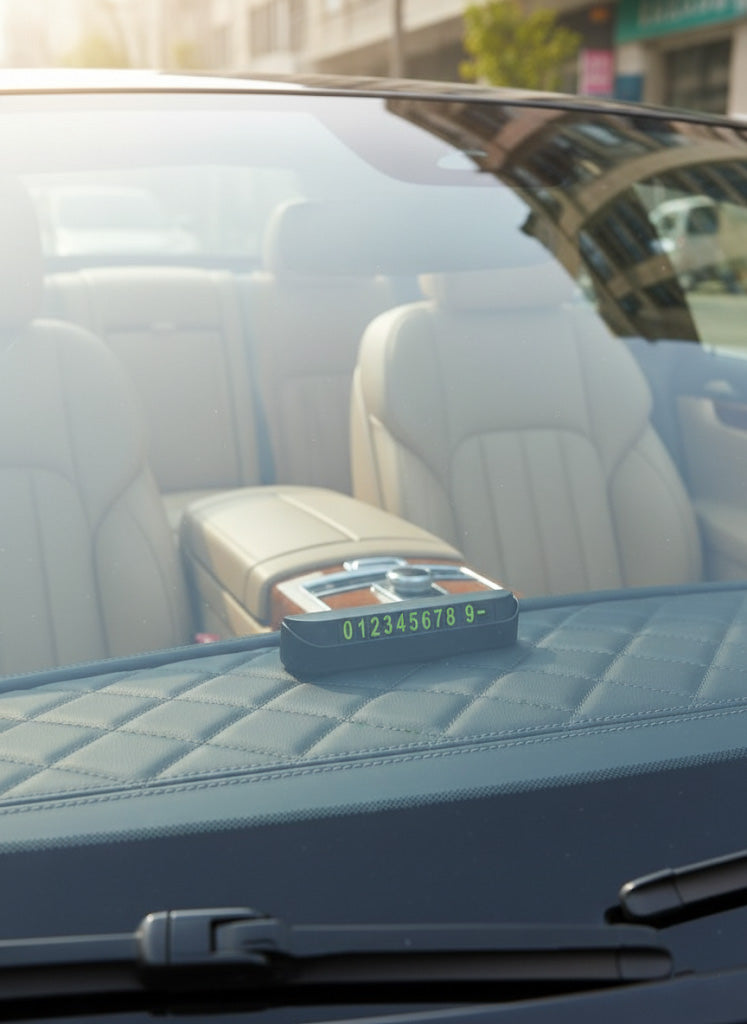 Fosforlu Otomobil Park Numaratörü Aç Kapa Numaratör