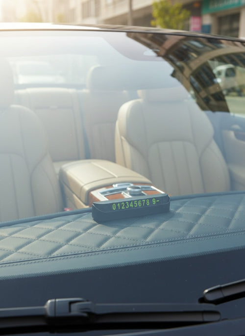 Fosforlu Otomobil Park Numaratörü Aç Kapa Numaratör